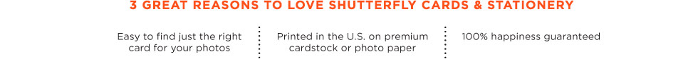 3 reasons to love shutterfly.