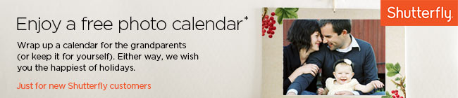 Enjoy a free photo calendar*