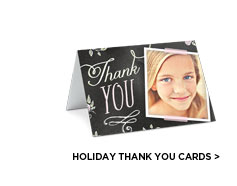 HOLIDAY THANK YOU CARDS