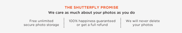 THE SHUTTERFLY PROMISE