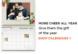 MORE CHEER ALL YEAR - SHOP CALENDARS