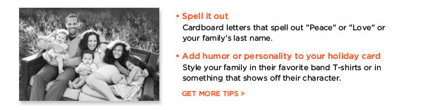 TIPS FOR TAKING A CARDWORTHY™ PHOTO