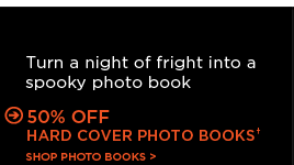 Turn a night of fright into a spooky photo book