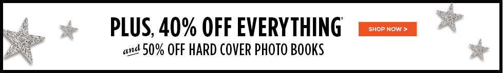 PLUS, 40% OFF EVERYTHING