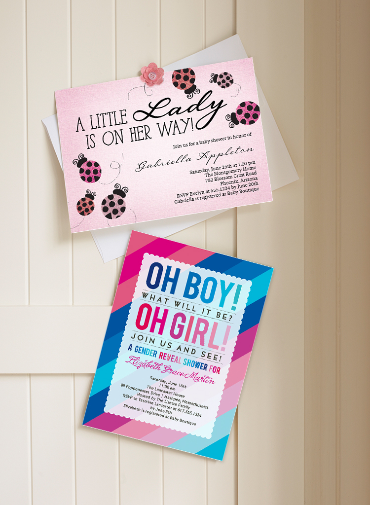 Baby Shower Invitations by Shutterfly. Create baby shower cards for your special arrival featuring vibrant colors & styles.