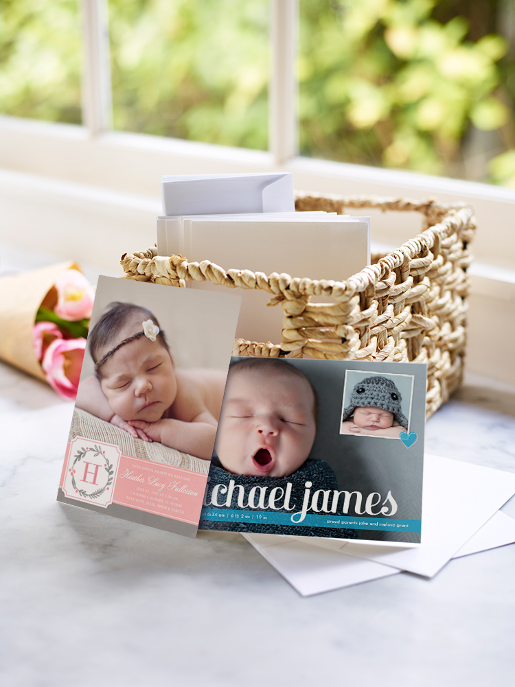 Birth Announcements by Shutterfly. Create a baby announcement as original as your little one with our many designs & colors.