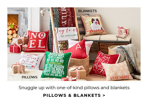 PILLOWS AND BLANKETS
