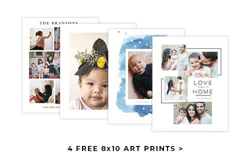 4 FREE 8X10 ART PRINTS