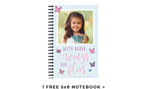 1 FREE 5X8 NOTEBOOK