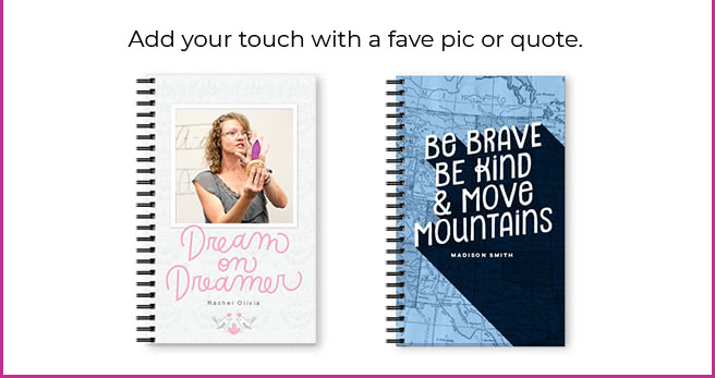 Add Your Touch With A Fave Pic Or Quote