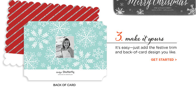 3. make it yours - GET STARTED