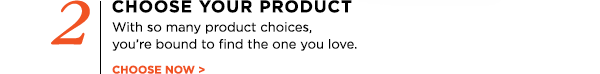 2 - Choose Your Product