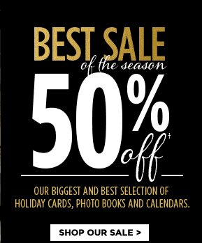 BEST SALE of the season - 50% off† - SHOP OUR SALE