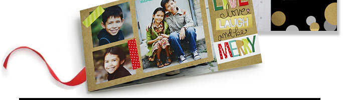 good CHEER - From flat to folded to foil stamped, make holiday cards that are oh so you. HOLIDAY CARDS