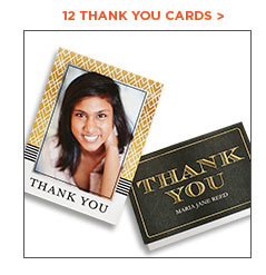 12 THANK YOU CARDS