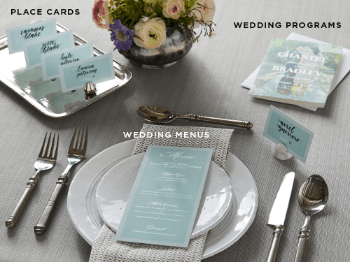 Place Cards - Wedding Programs - Wedding Menus