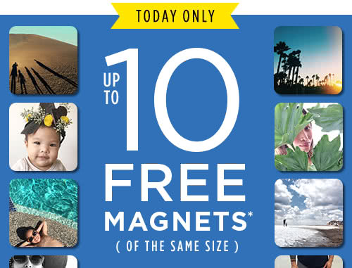 Up To 10 Free Magnets*