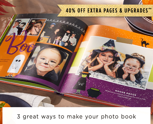 40% OFF EXTRA PAGES AND UPGRADES**