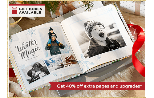 Get 40% off extra pages and upgrades*