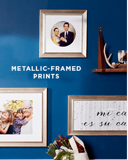 METALLIC-FRAMED PRINTS