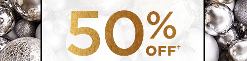 50% OFF†