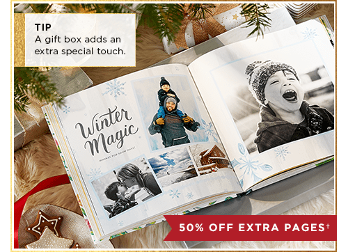 50% OFF EXTRA PAGES†