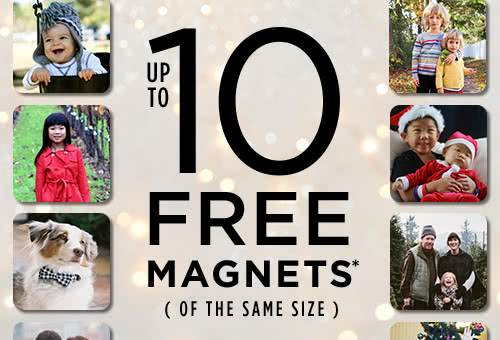 Up To 10 Free Magnets*