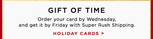 GIFT OF TIME - HOLIDAY CARDS