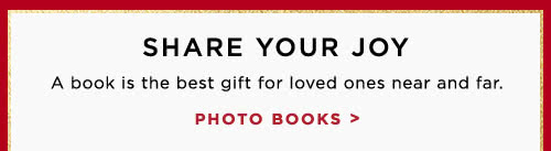 SHARE YOUR JOY - PHOTO BOOKS