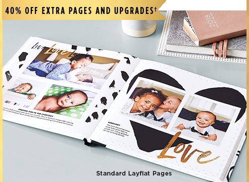 40% OFF EXTRA PAGES AND UPGRADES†