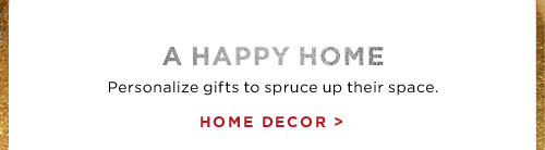 A HAPPY HOME - HOME DECOR