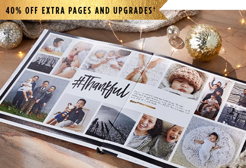 40% OFF EXTRA PAGES AND UPGRADES†