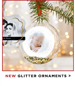 NEW GLITTER ORNAMENTS