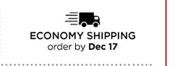 ECONOMY SHIPPING order by Dec 17