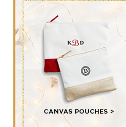 CANVAS POUCHES