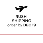 RUSH SHIPPING order by DEC 19
