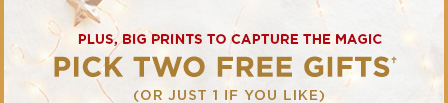 PICK TWO FREE GIFTS†
