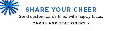 SHARE YOUR CHEER - CARDS AND STATIONERY
