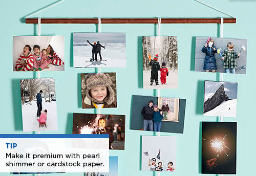TIP - Make it premium with pearl shimmer or cardstock paper.