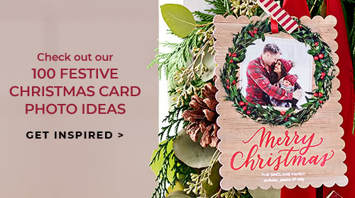 Check out our 100 festive Christmas Card photo ideas - Get Inspired