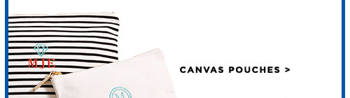 CANVAS POUCHES