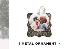 1 Metal Ornament