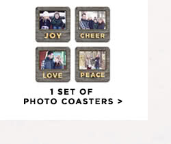 1 Set of Photo Coasters