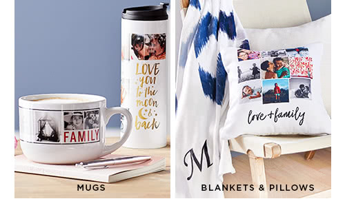 MUGS - BLANKETS & PILLOWS