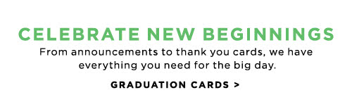 CELEBRATE NEW BEGINNINGS - GRADUATION CARDS