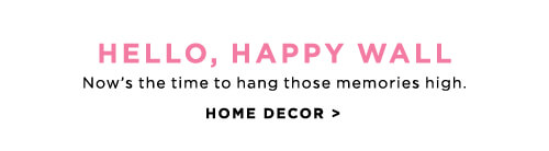 HELLO, HAPPY WALL - HOME DECOR