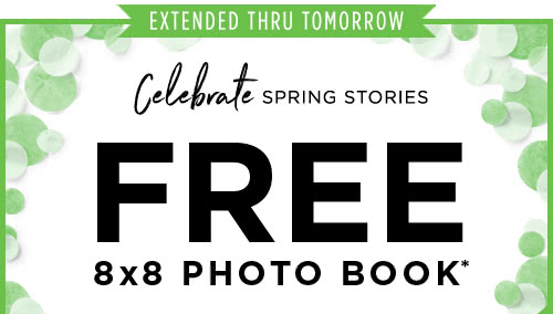 FREE 8x8 PHOTO BOOK*