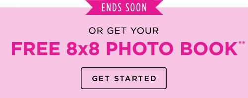 FREE 8x8 PHOTO BOOK** - GET STARTED