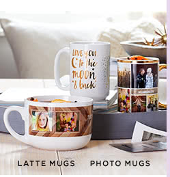 LATTE MUGS - PHOTO MUGS