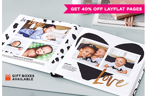 GET 40% OFF LAYFLAT PAGES